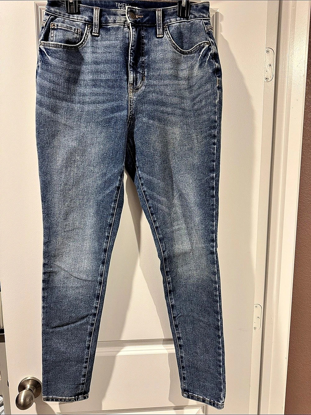 Time and Tru High Rise Curvy Skinny Jeans Blue Size 8